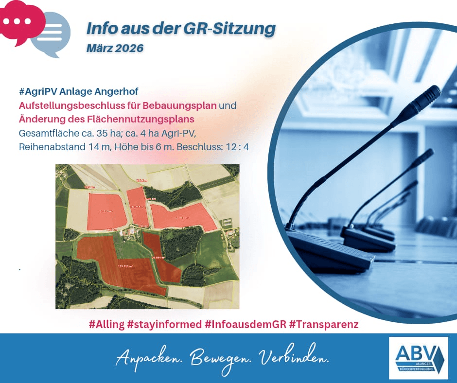 Neues aus dem Gemeinderat - März 2026